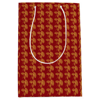 Chinoiserie Trend för Dragon Red Guld