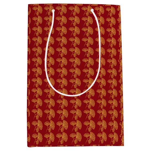 Chinoiserie Trend för Dragon Red Guld (Framsidan)