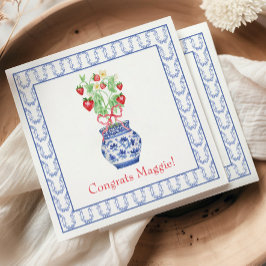 Chinoiserie Vas från Red Strawbär Pappersservett
