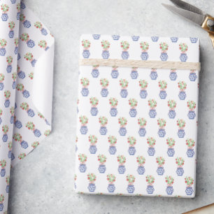 Chinoiserie Vas of Red Strawbär Presentpapper