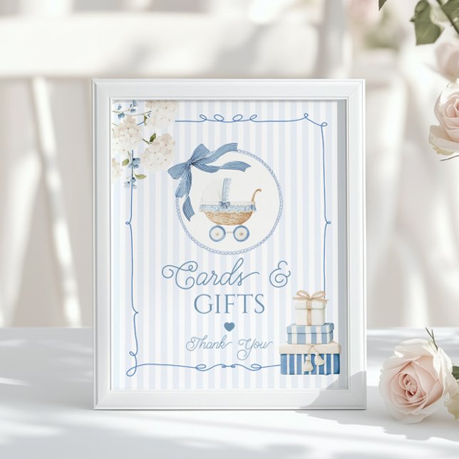 Chinoiserie Vintage Carriage Cards and Gifts Poster (Skapare uppladdad)