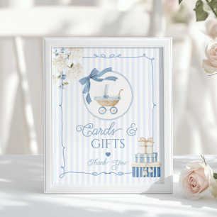 Chinoiserie Vintage Vagn Kort och Gåvor Poster