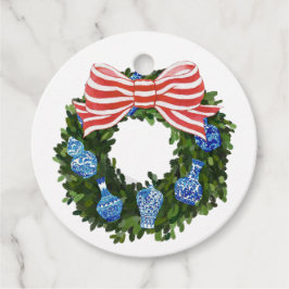 Chinoiserie Wandan, julginger Burk, Gåvor Etiketter