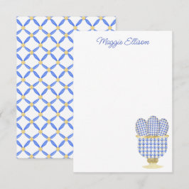 Chinoiserie Watercolor Chic Eggs Tack Kort