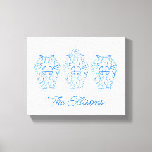 Chinoiserie Watercolor Ginger Burk Vas