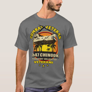 Chinook CH47 veterans T Shirt