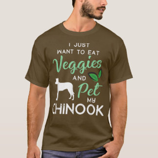 Chinook Funny Vegan Dog Lover Owner Xmas Birthday  T Shirt