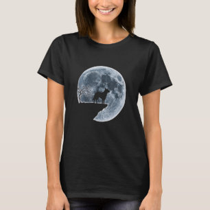 Chinook Halloween Costume Måne Silhouette T Shirt