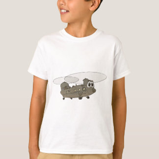 Chinook Helicopter Tecknad T-shirt