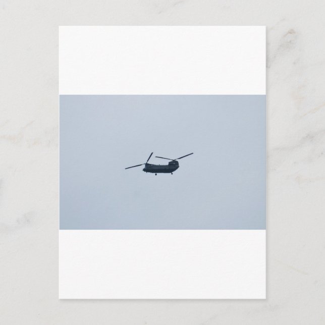 Chinook Helicopter Vykort (Framsida)