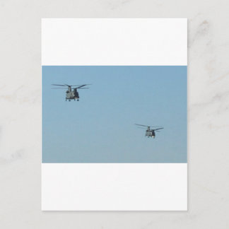 Chinook Helicopters Vykort