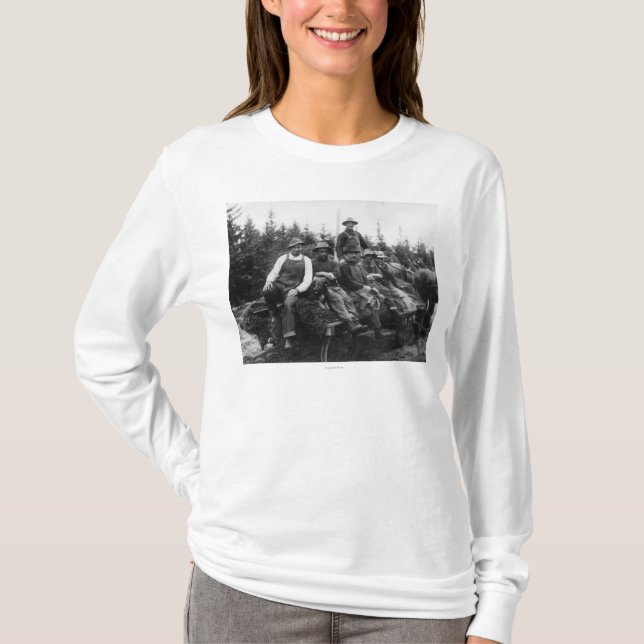 Chinook WALogging CrewChinook, WA T Shirt (Framsida)