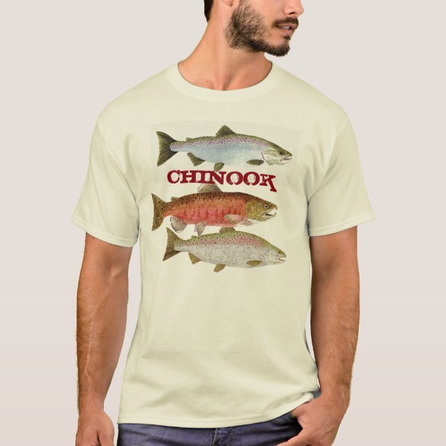 Chinooklaxdräkt Tee (Framsida)