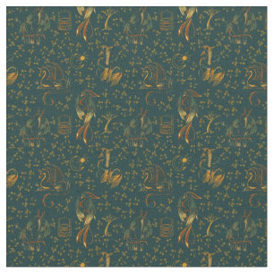 Chinosere Fantasy Creatures Fabric Tyg