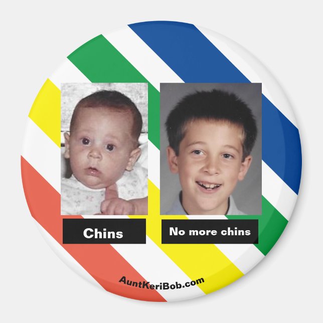 Chins Chase Refrigerator Magnet (Framsidan)