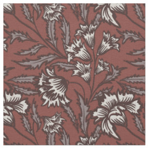 Chintz botanisk flora dopamin dekoration tyg