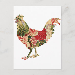 Chintz Chicken Vykort