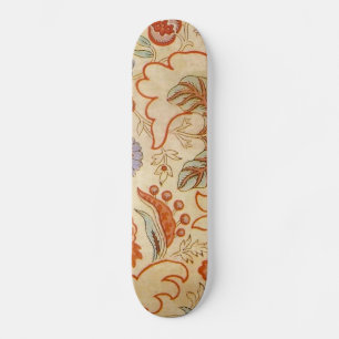 Chintz Paisley Antique Blommönster Skateboard Bräda 19,5 Cm