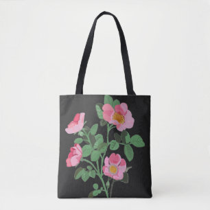 Chintzy Mörk Rosa Vild Ro Tygkasse