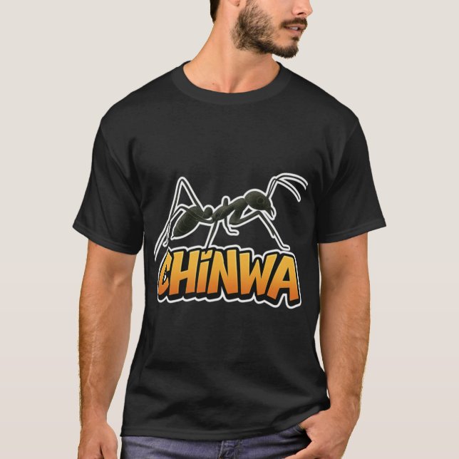 Chinwa familj present t shirt (Framsida)
