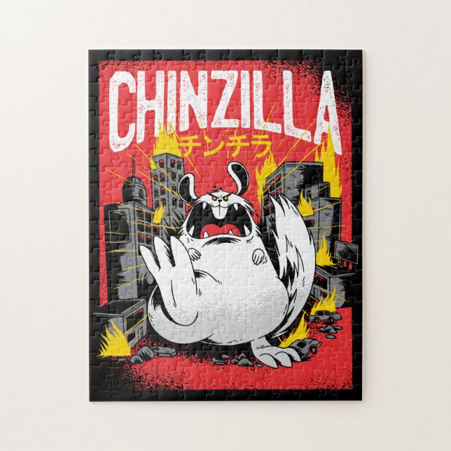 Chinzilla Chinchilla Monster Pussel (Vertikal)