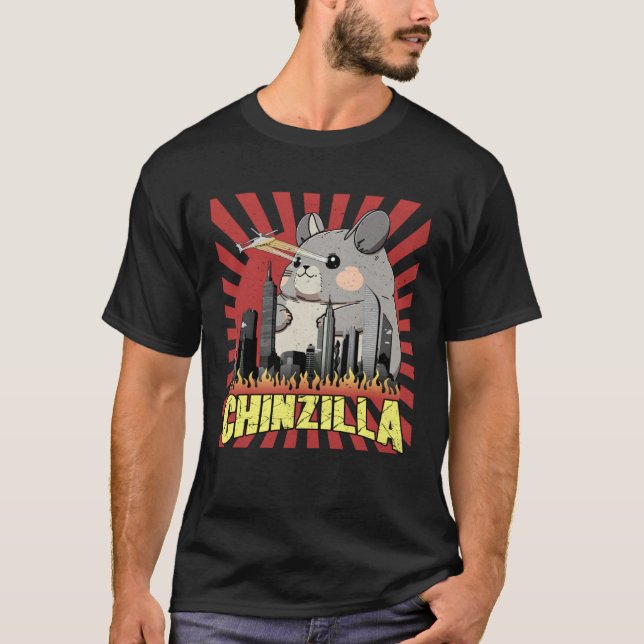 CHINZILLA  Chinchilla Owner Chinchillas ChinChilla T Shirt (Framsida)