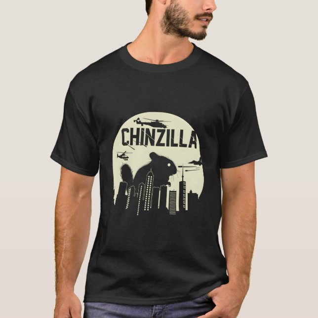Chinzilla Funny Chinchilla T Shirt (Framsida)