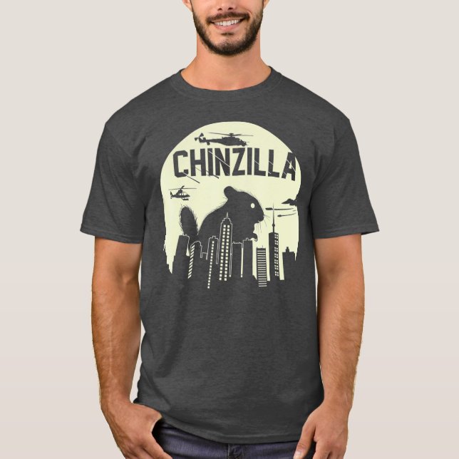 Chinzilla Funny Chinchilla T Shirt (Framsida)