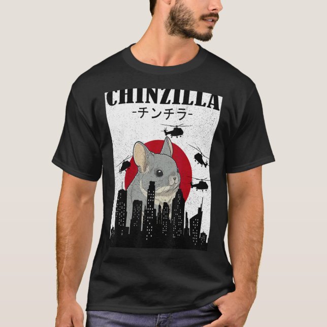 Chinzilla Funny Chinchilla T-Shirt Chinchilla Kärl (Framsida)