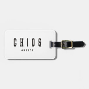 Chios Grekland Bagagebricka