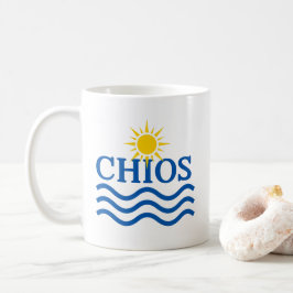 CHIOS Grekland, Sol Vågar Kaffemugg