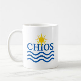 CHIOS Grekland, Sol Vågar Kaffemugg