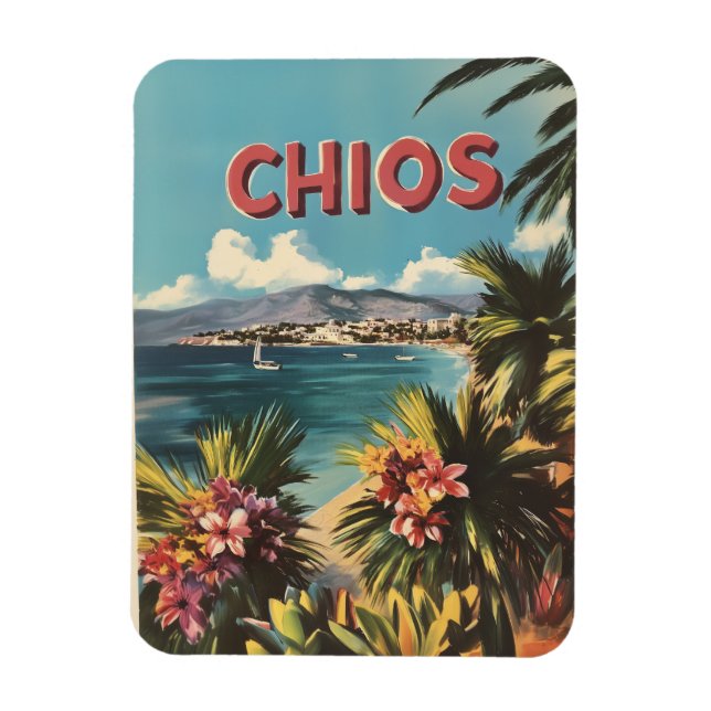 Chios vintage magnet (Vertikal)
