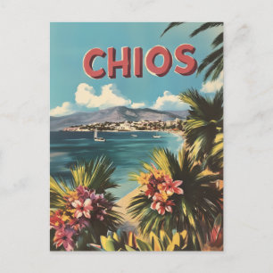 Chios vintage vykort