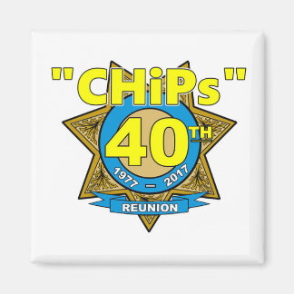 Chip 40-årsjubileum magnet