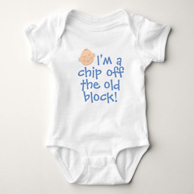 Chip av de gamla blockbojorna t shirt (Framsida)