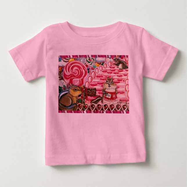 "Chip besöker Elizabeth's Peppermint World! Tee (Framsida)