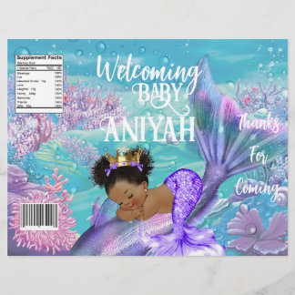 Chip-bloggen för babyskor i baby Sjöjungfru Reklamblad