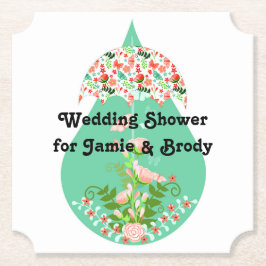 Chip Board Underlägg för Möhippa Peach-Grönten Papper