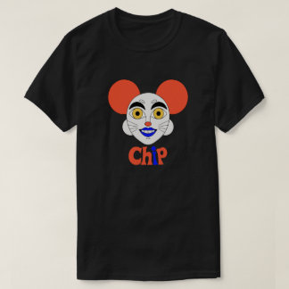 Chip Cartoon Typography T Shirt