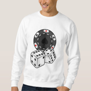 Chip & Dice for Poker Lång Ärmad Tröja