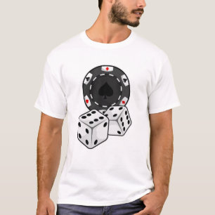Chip & Dice for Poker T Shirt