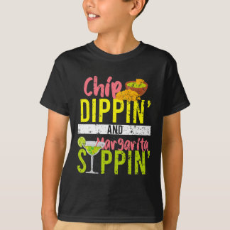 Chip Dippin och Margarita Sippin Cinco de Mayo T Shirt