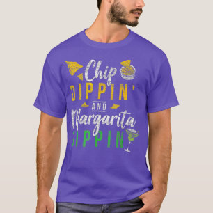 Chip Dippin och Margarita Sippin Cinco de Mayo T Shirt