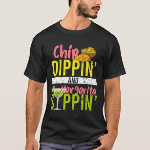 Chip Dippin och Margarita Sippin Cinco de Mayo T Shirt