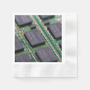 Chip för datorminne pappersservett