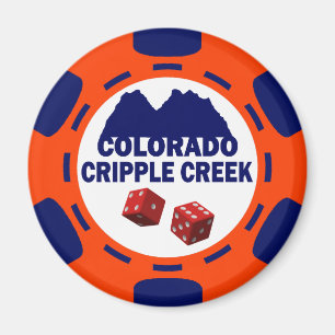 CHIP FÖR KRYMPLINGCOLORADO POKER MAGNET