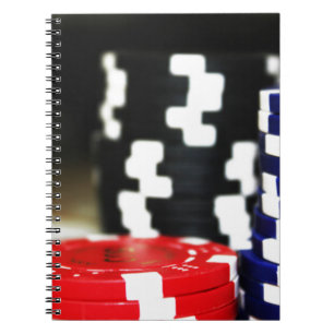 Chip Gambling Casino Win Game Tur Risk Bet Anteckningsbok