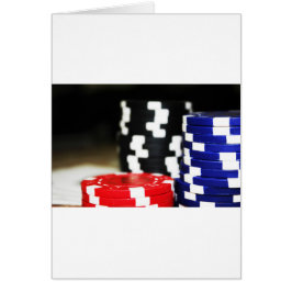 Chip Gambling Casino Win Game Tur Risk Bet Hälsningskort