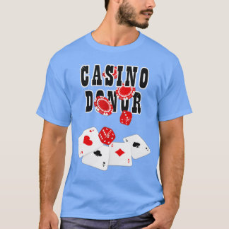 Chip i spelspelaren Spelare i Casino Donor Gamblin T Shirt